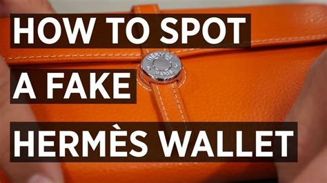 fake hermes wallet spot|how to spot a hermes piece.